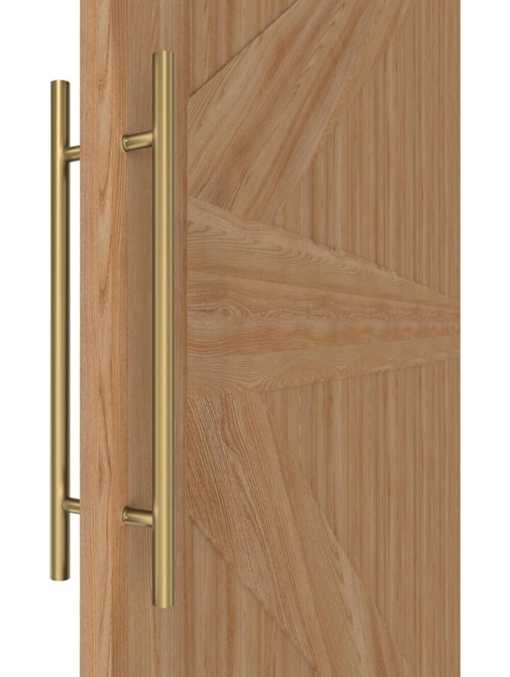 24" Gold Stainless Steel Barn Door Handle / Pull Handle – Heavy Duty